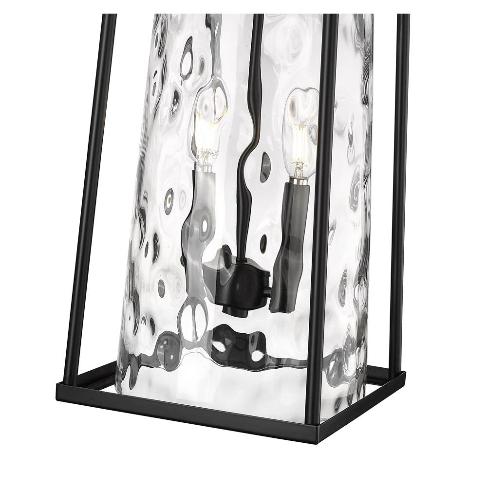 Millennium Lighting 10602-PBK Powder Coated Black Outdoor Wall Sconce Image 4