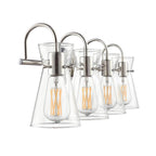 Millennium Lighting 21004-PN Polished Nickel Camellia 30.75'' Wide 4-light Vanity - Polished Nickel Image 7