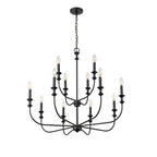 Millennium Lighting 29612-MB Matte Black Chandelier Ceiling Light Image 5