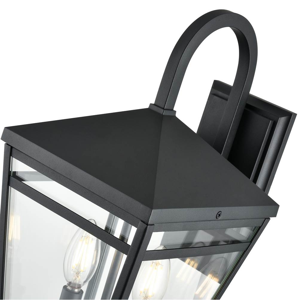 Millennium Lighting 82102-TBK Textured Black Outdoor Wall Sconce Image 3