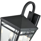 Millennium Lighting 82102-TBK Textured Black Outdoor Wall Sconce Image 3
