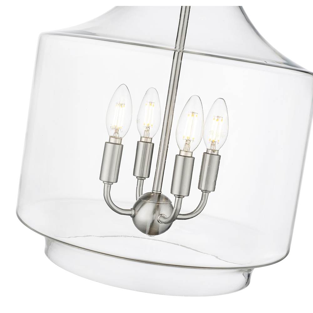 Millennium Lighting 22804-BN Brushed Nickel Pendant Light Image 3