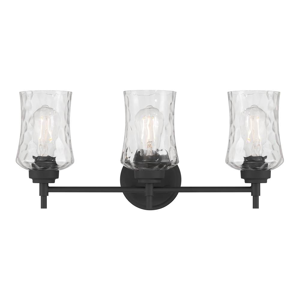 Millennium Lighting 909103-MB Matte Black Clarvyn 21'' Wide 3-light Vanity Image 6
