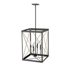 Millennium Lighting 13704-MB/PMG Matte Black,Painted Modern Gold Pendant Light Image 5