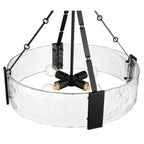 Millennium Lighting 19404-MB Matte Black Rezi 24.25'' Wide 4-light Pendant - Matte Black Image 6