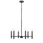 Millennium Lighting Skyva 24.25'' Wide 6-light Chandelier - Matte Black