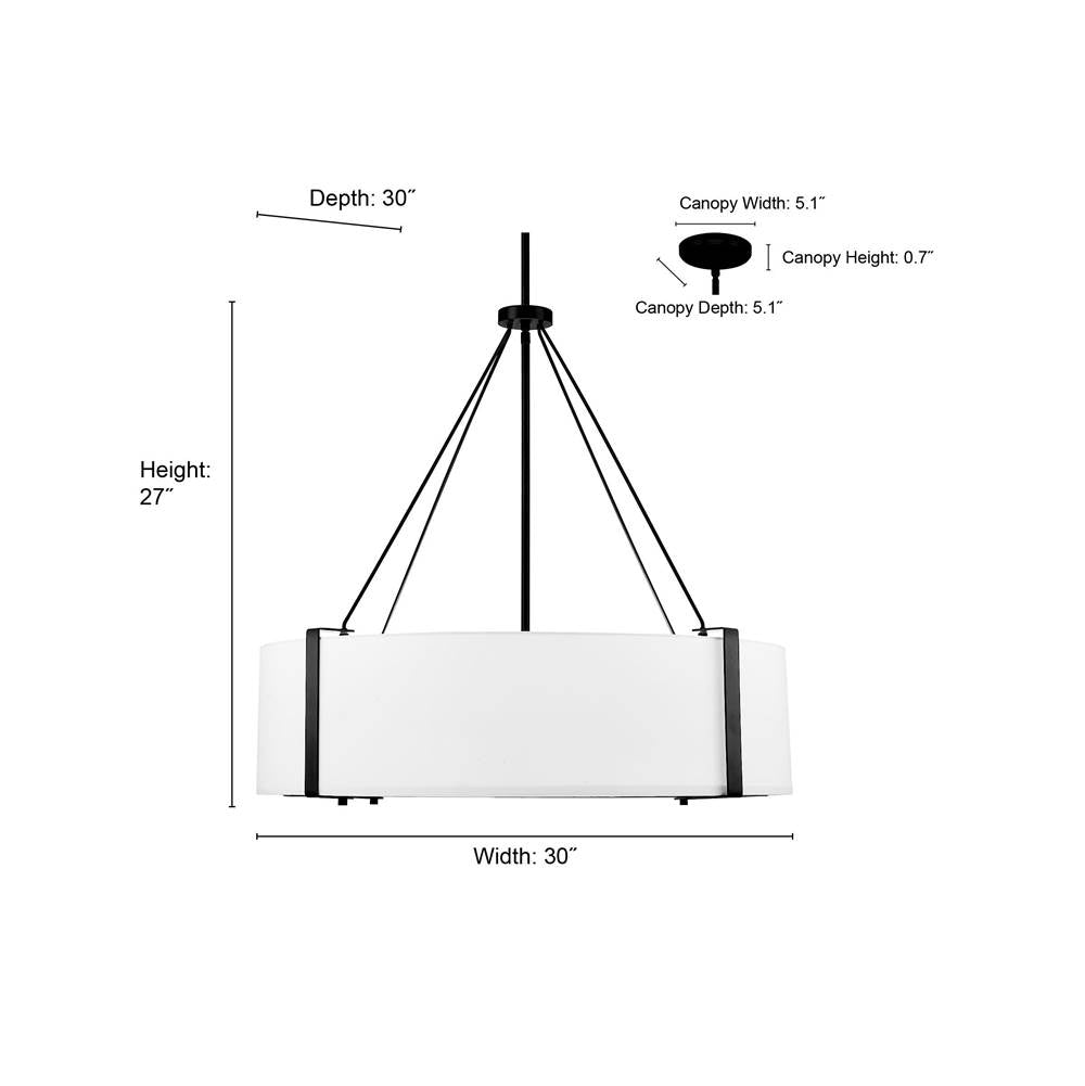 Millennium Lighting 28206-MG/WH Modern Gold,White Pendant Light Image 2