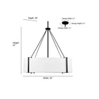 Millennium Lighting 28206-MG/WH Modern Gold,White Pendant Light Image 2