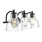 Millennium Lighting 6203-MB Matte Black Knightsdale 25.25'' 3-light Vanity - Matte Black Image 7
