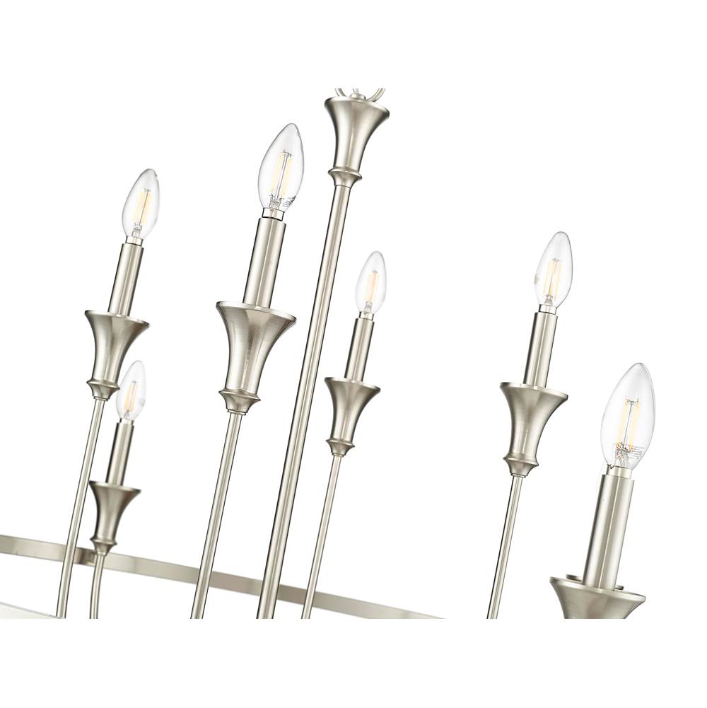 Millennium Lighting 28108-BN Brushed Nickel Chandelier Ceiling Light Image 3