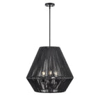 Millennium Lighting Elise 22'' Wide 3-light Pendant - Matte Black