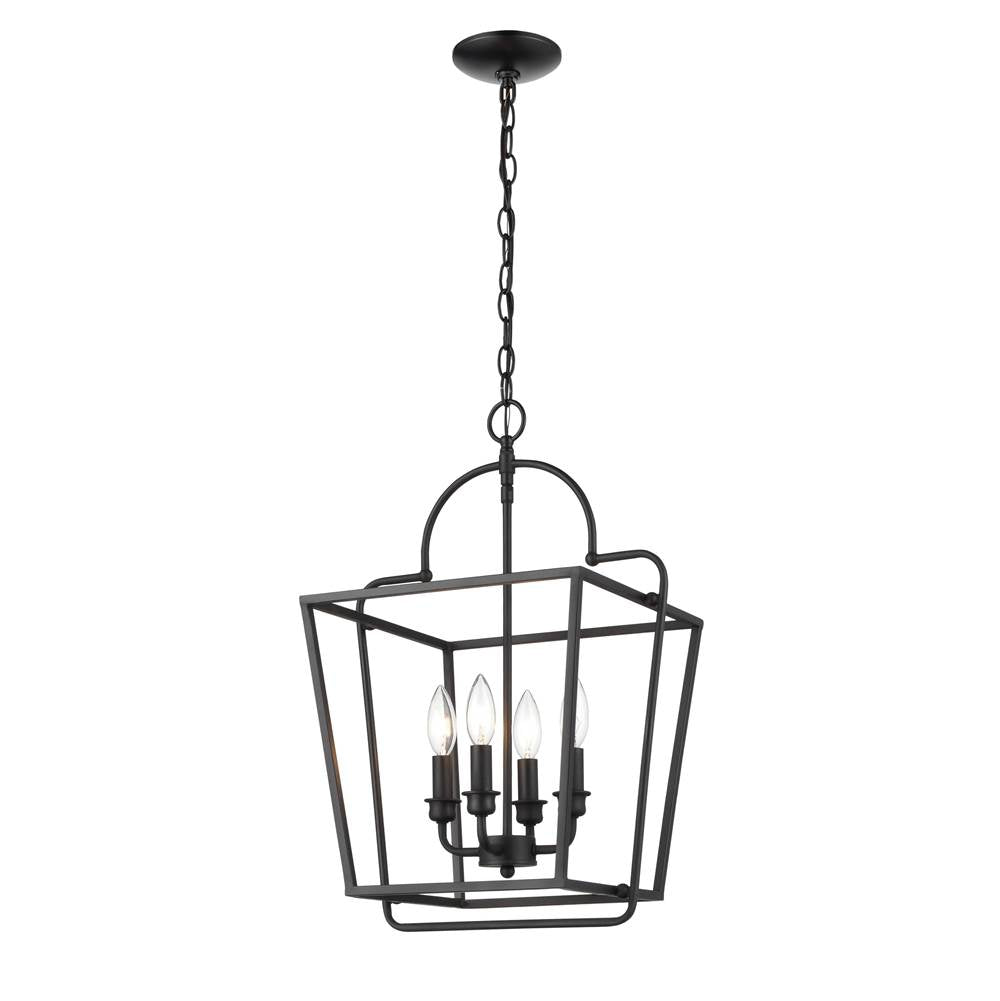 Millennium Lighting 3237-MB Matte Black Pendant Light Image 1