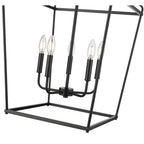 Millennium Lighting 19005-MB Matte Black Nellita 18'' Wide 5-light Pendant - Matte Black Image 5