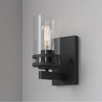 Millennium Lighting 91021-MB Matte Black Lunden  9.25'' High 1-light Wall Sconce Image 4