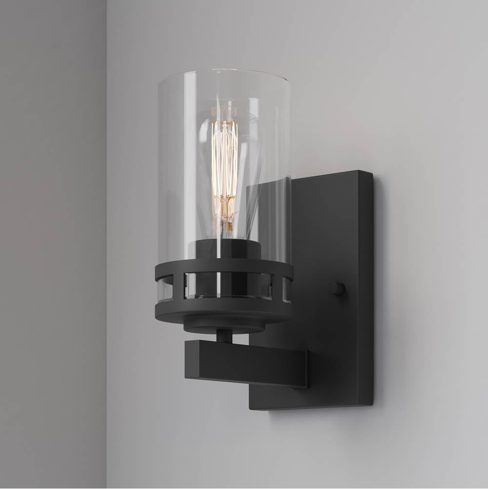Millennium Lighting 91021-MB Matte Black Lunden  9.25'' High 1-light Wall Sconce Image 4