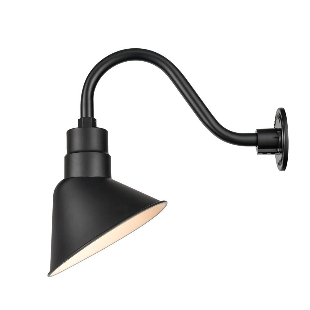 Millennium Lighting LEDRAS10-SB Satin Black Led Angle Shade Image 2