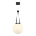 Millennium Lighting 65101-MB Matte Black Vellin 10'' Wide 1-light Pendant Image 1