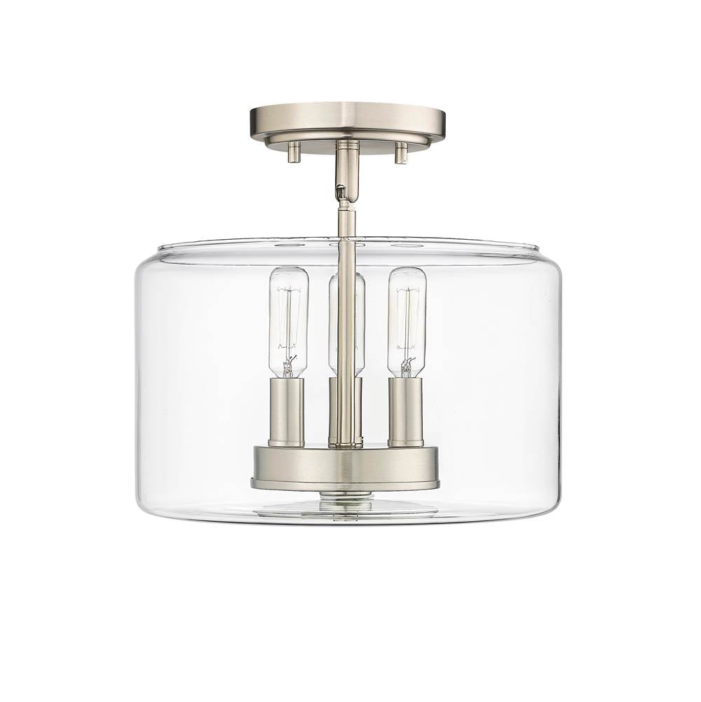 Millennium Lighting 46923-BN Brushed Nickel Semi-flush Ceiling Mount Image 1