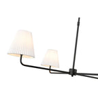 Millennium Lighting 25104-MB Matte Black Ami 40'' Wide 4-light Chandelier - Matte Black Image 4
