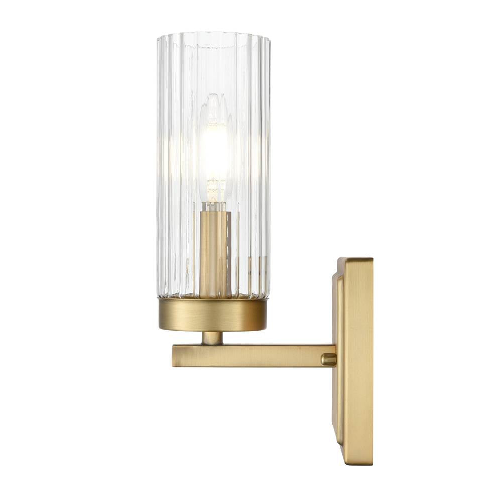 Millennium Lighting 46001-VB Vintage Brass Iversen 5'' Wide 1-light Vanity - Vintage Brass Image 6