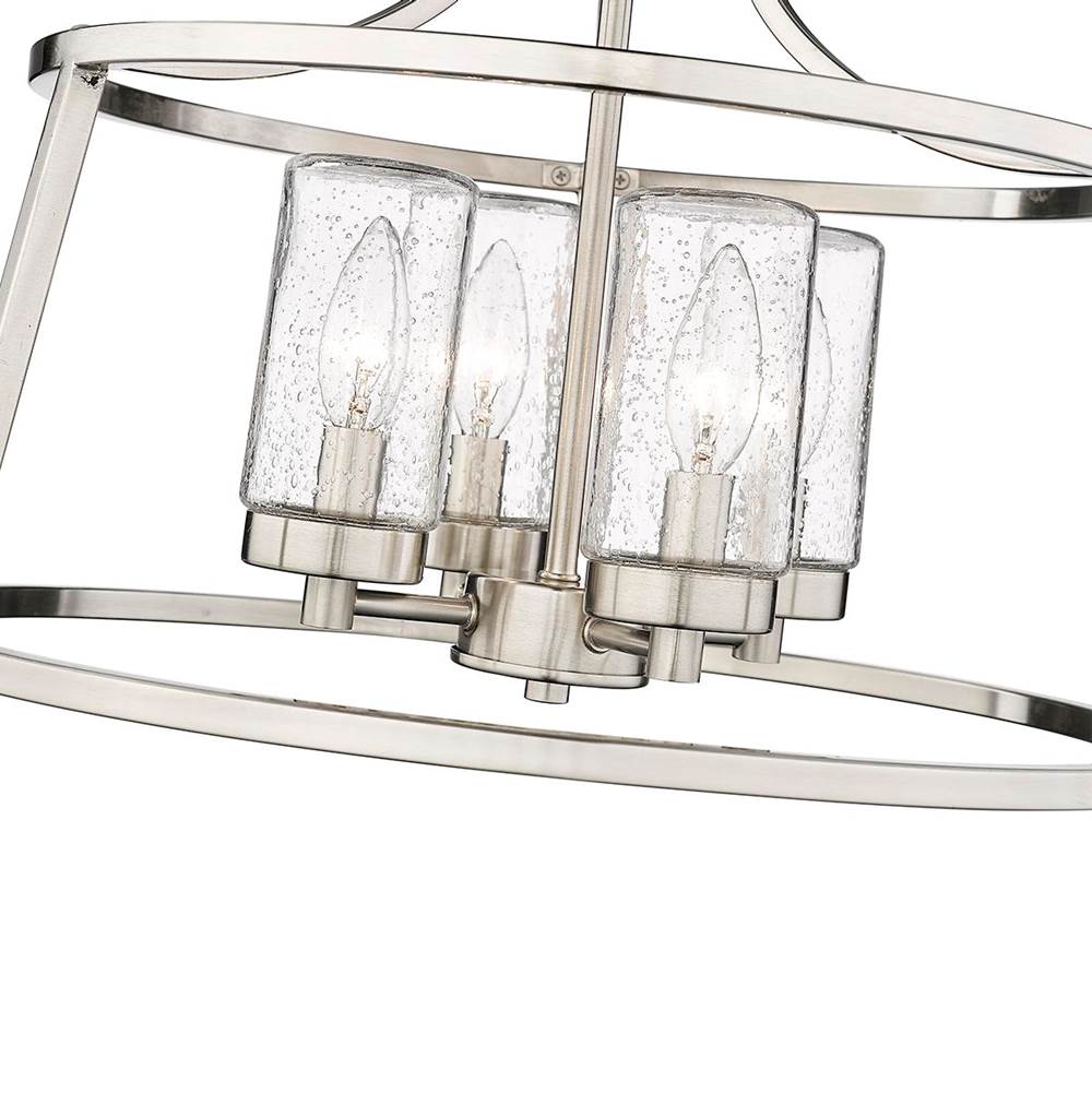 Millennium Lighting 4184-BN Brushed Nickel Semi-flush Ceiling Mount Image 1