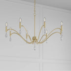 Millennium Lighting 205108-AGSI  Aureline 35.5'' Wide 8-light Chandelier Image 4