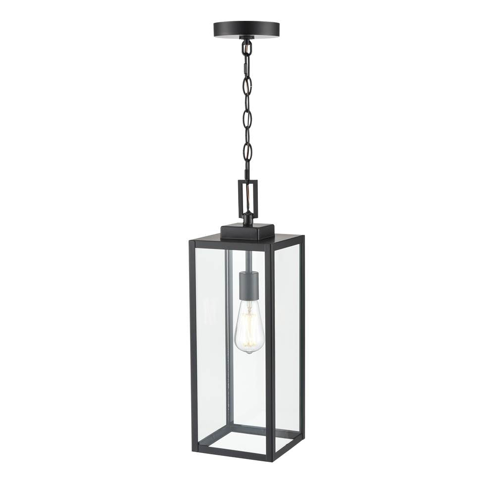 Millennium Lighting 60191-PBK Powder Coated Black 1-light Outdoor Hanging Lantern - Powder Coated Black Image 5