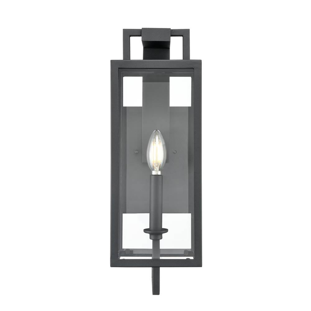 Millennium Lighting 280001-TBK Textured Black Outdoor Wall Sconce Image 1