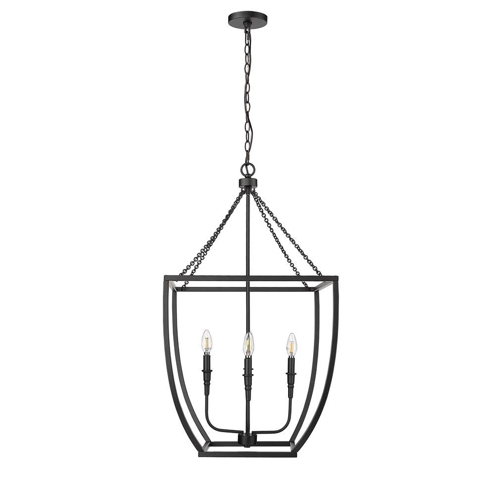 Millennium Lighting 13804-MB Matte Black Pendant Light Image 1