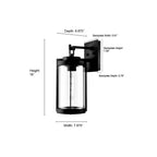 Millennium Lighting 91511-TBK Textured Black Outdoor Wall Sconce Image 2