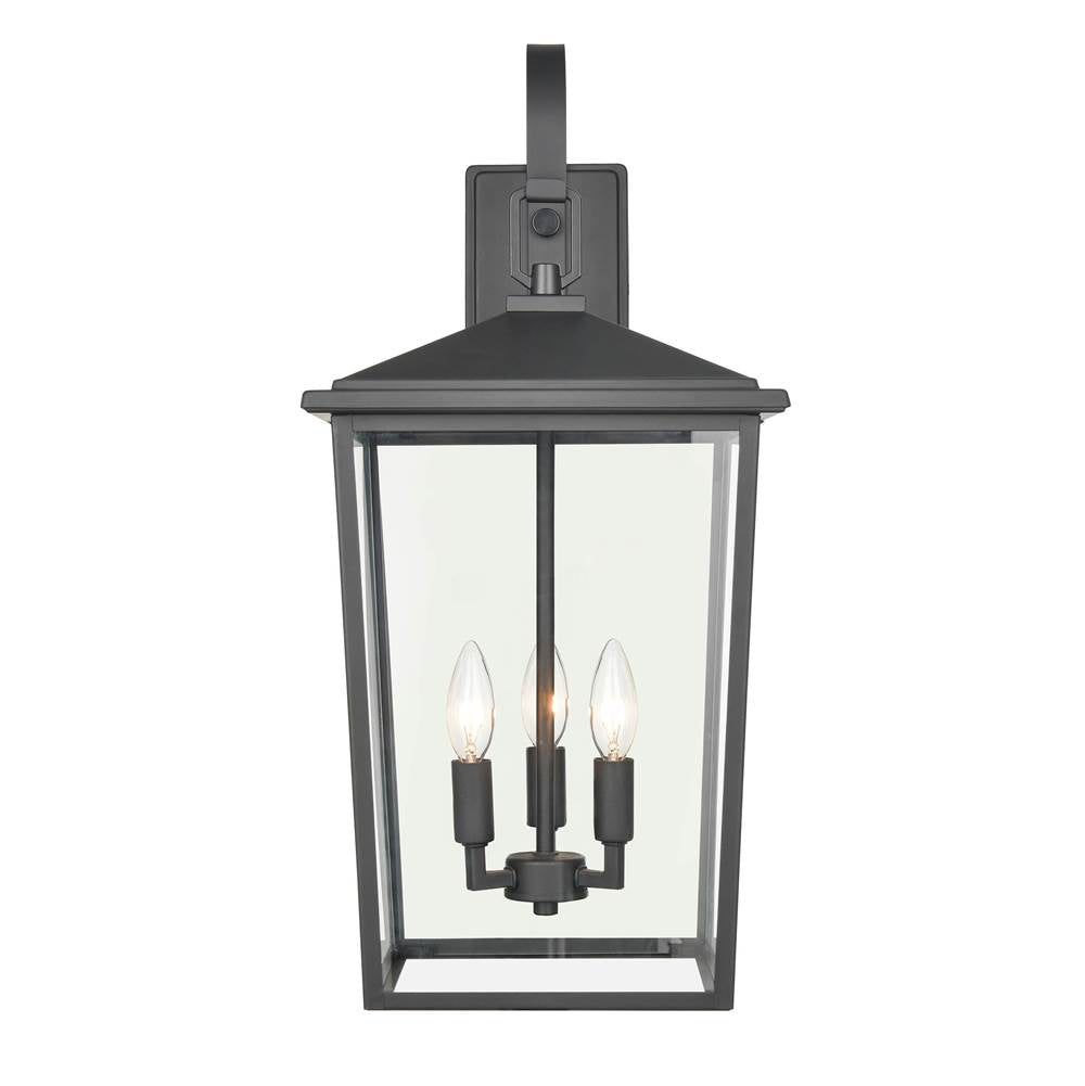 Millennium Lighting 2974-PBK Powder Coat Black Outdoor Hanging Lantern Image 1
