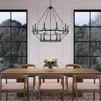 Millennium Lighting 46715-MB Matte Black Chandelier Ceiling Light Image 2