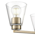 Millennium Lighting 64103-MG Modern Gold Strayhan 18'' 3-light Chandelier - Modern Gold Image 5