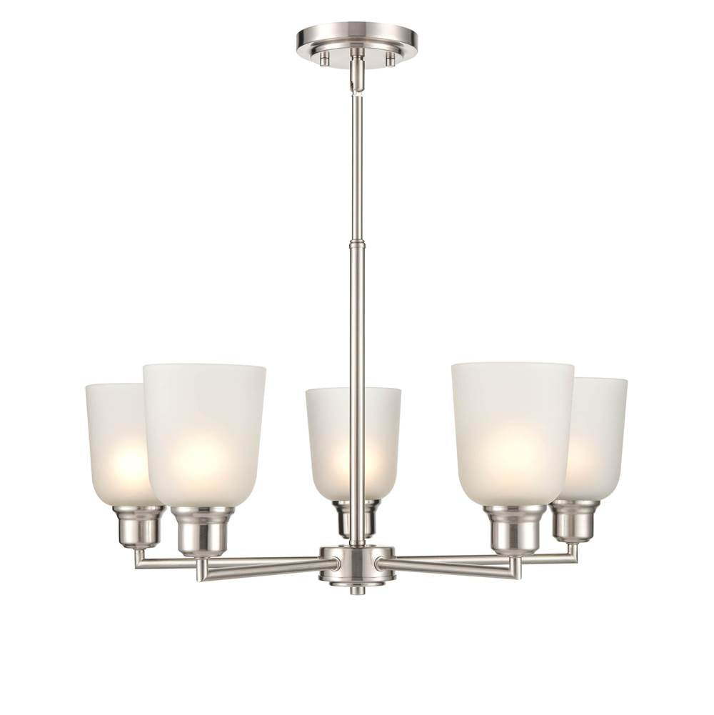 Millennium Lighting 2815-BN Brushed Nickel Chandelier Ceiling Light Image 3