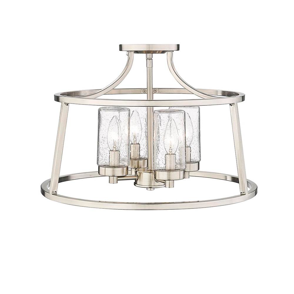 Millennium Lighting 4184-BN Brushed Nickel Semi-flush Ceiling Mount Image 2