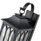 Millennium Lighting 88102-PBK Powder Coated Black Outdoor Wall Sconce Image 3