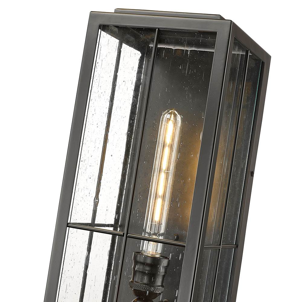 Millennium Lighting 10822-PBK Powder Coated Black Outdoor Wall Sconce Image 3