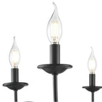 Millennium Lighting 44106-MB Matte Black Charlize 33.75'' Wide 6-light Chandelier - Matte Black Image 5
