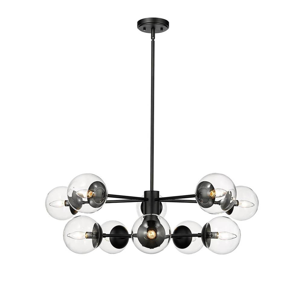Millennium Lighting 8150-MB Matte Black Chandelier Ceiling Light Image 1