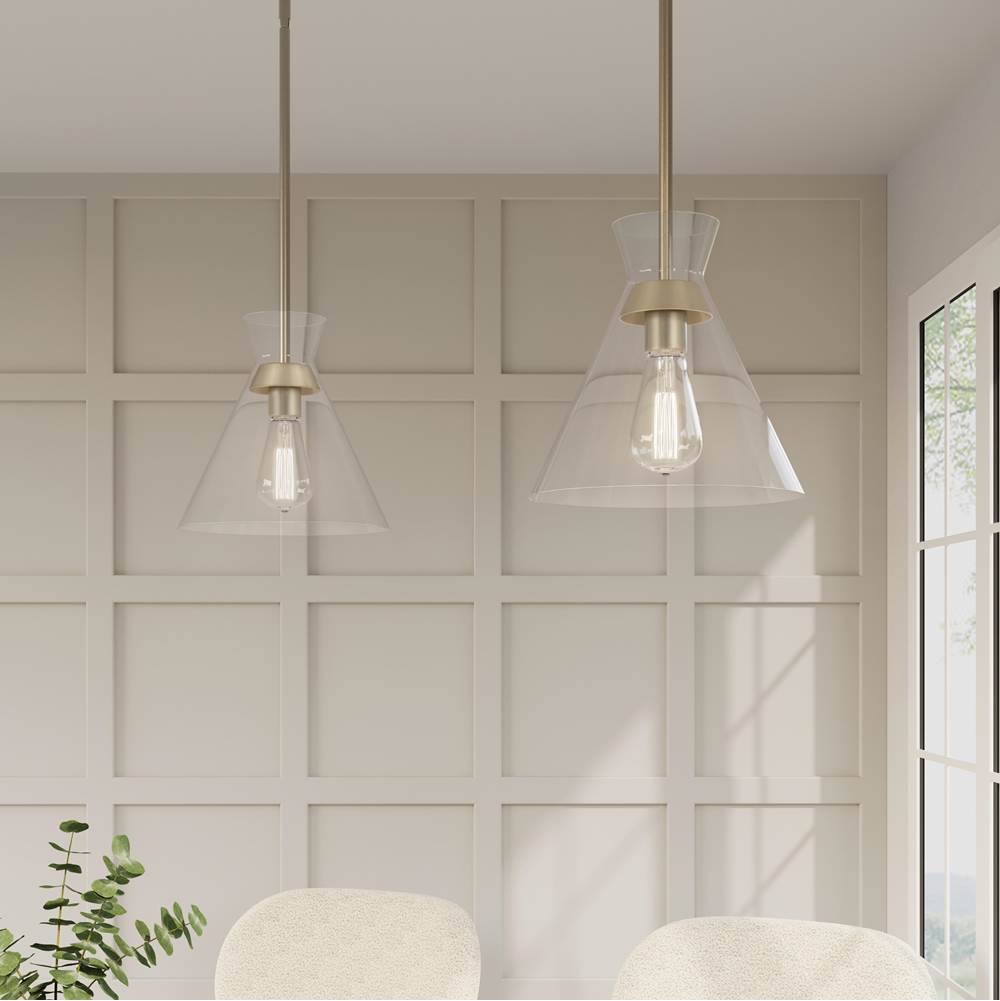 Millennium Lighting 69101-MG Modern Gold Amarella 10'' Wide 1-light Pendant Image 4