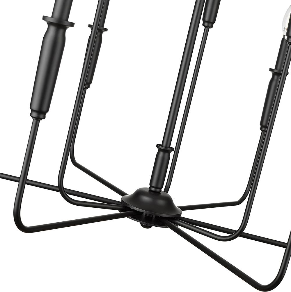 Millennium Lighting 29309-MB Matte Black Chandelier Ceiling Light Image 3