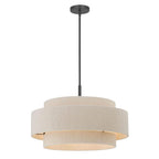 Millennium Lighting 208105-MB Matte Black Helbert 24'' Wide 5-light Pendant Image 1