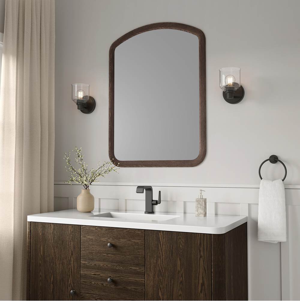 Millennium Lighting 202101-MB Matte Black Vessair 7.5'' High 1-light Wall Sconce Image 4