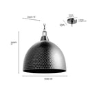 Millennium Lighting 99205-AGBR Aged Brass Pendant Light Image 3
