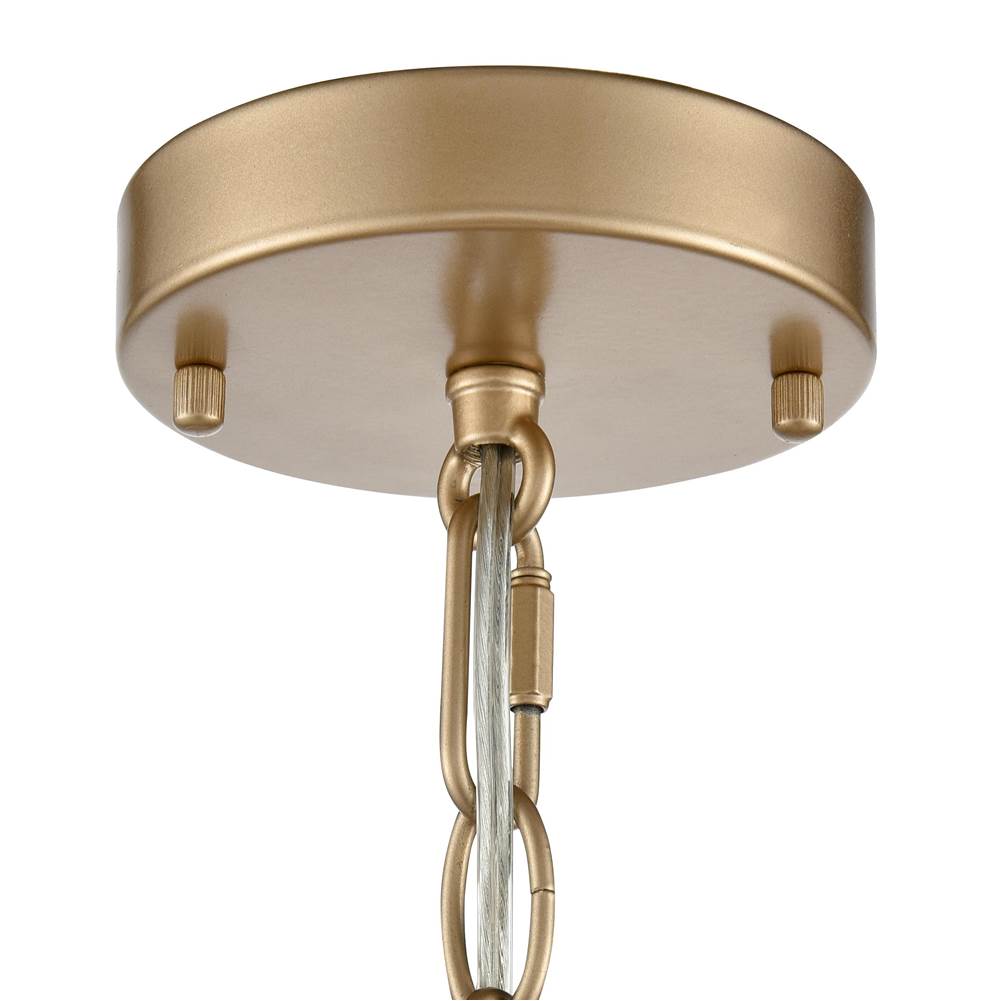 Millennium Lighting 42106-PMG Painted Modern Gold Arelyn 23'' Wide 6-light Pendant - Painted Modern Gold Image 4
