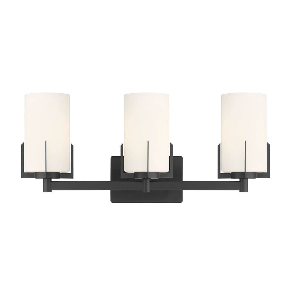 Millennium Lighting 65003-MB Matte Black Froselle 22'' Wide 3-light Vanity Image 6
