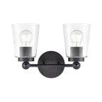 Millennium Lighting 22002-MB Matte Black Lauryn 13.5'' Wide 2-light Vanity - Matte Black Image 6
