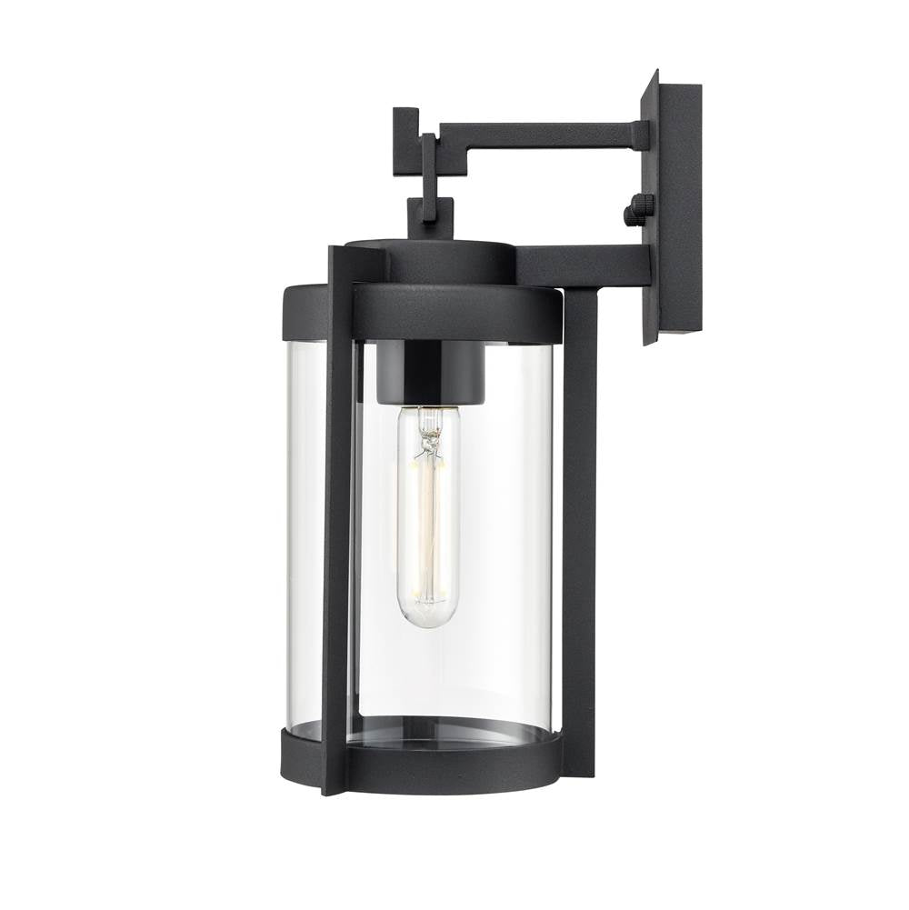 Millennium Lighting 91501-TBK Textured Black Outdoor Wall Sconce Image 4