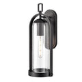 Millennium Lighting 199601-PBK Powder Coated Black Luxio 20'' High 1-light Outdoor Wall Sconce - Powder Coated Black Image 1