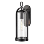 Millennium Lighting 199601-PBK Powder Coated Black Luxio 20'' High 1-light Outdoor Wall Sconce - Powder Coated Black Image 1